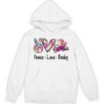 Peace Love Books Librarian Teacher Life Book Library Tie Dye Unisex Hoodie Peace Love Books Librarian Teacher Life Book Library Tie Dye Unisex Hoodie