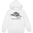 The Plot Thickens Raccoon Reading Book Bookish Unisex Hoodie