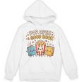 Pop Open A Good Book For School Librarian Popcorn Unisex Hoodie