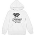 Raven Crow Book Aesthetic Dark Academia Bookworm Unisex Hoodie