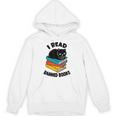 I Read Banned Books Tshirt Cat Reader Bookworm Women Unisex Hoodie
