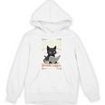 Read Banned Books Drink Coffee Fight Evil Cat Free Speech Unisex Hoodie
