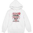 Read Your Heart Out Love Book Valentine Teacher Bookworm Unisex Hoodie