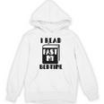 I Read Past My Bedtime Book Reader Unisex Hoodie