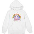 Reading Take Look Its In A Book Toddler Girls Rainbow Lover Unisex Hoodie Reading Take Look Its In A Book Toddler Girls Rainbow Lover Unisex Hoodie