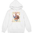 Reading Makes Me Gobble With Joy Turkey Reading Book L Unisex Hoodie
