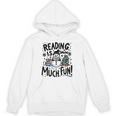 Reading Is Snow Much Fun Winter Bookworm Loves Reading Book Unisex Hoodie