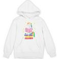 Reading Unicorn Cute Book Lover Bookworm Women Girls Unisex Hoodie
