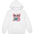 Readsolotl Kawaii Axolotl Reading Book Lover Unisex Hoodie Readsolotl Kawaii Axolotl Reading Book Lover Unisex Hoodie