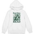 Real Men Read Cute Bear Tea Book Lover Men Boys Reading Premium Tri-Blend Unisex Hoodie