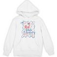 Red And Booked Coquette 4th Of July Book Lover Unisex Hoodie