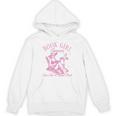 Retro Book Girl Summer Beach Vacation For Book Lover Unisex Hoodie