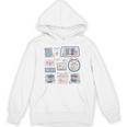 Retro Bookish Love Collage Book Lover Librarian Scrapbook Unisex Hoodie