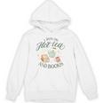 I RUN ON HOT TEA & BOOKS Reader Reading Meme ON BACK Unisex Hoodie I RUN ON HOT TEA & BOOKS Reader Reading Meme ON BACK Unisex Hoodie