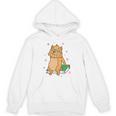Sabre-Toothed Tiger Loves Books Wildcat Unisex Hoodie