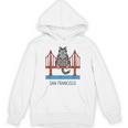 San Francisco Cat Golden Gate Bridge Book Lover Unisex Hoodie San Francisco Cat Golden Gate Bridge Book Lover Unisex Hoodie