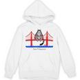 San Francisco Cat Golden Gate Bridge Book Lover Vintage Unisex Hoodie