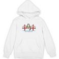 San Franciscos Cat Golden Gates Bridge Cat Reading Books Unisex Hoodie