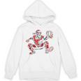 Santa Playing Baseball Catcher Merry Christmas Sport Player Unisex Hoodie