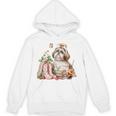 Shih Tzu Dog Garden Collections Books And Strawberries Unisex Hoodie Shih Tzu Dog Garden Collections Books And Strawberries Unisex Hoodie