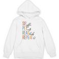 Sip Coffee Pet Cats Read Books Repeat Book Cat Lover Unisex Hoodie Sip Coffee Pet Cats Read Books Repeat Book Cat Lover Unisex Hoodie