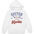Sister Of Rookie 1st Birthday Baseball Boy Family Matching Unisex Hoodie Sister Of Rookie 1st Birthday Baseball Boy Family Matching Unisex Hoodie