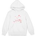 Skeleton Costume Woman Pajama Book Reading Dark Romance Premium Tri-Blend Unisex Hoodie