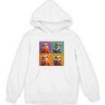 Sloth Love Reading And Sloths Child Book Lover Premium Tri-Blend Unisex Hoodie