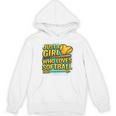 Softball Just A Girl Comic Book Style Graphic For Teens Premium Tri-Blend Unisex Hoodie