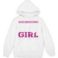 SOMMAS BOOKS Never Underestimate The Power Of a Girl With a Book Reading Unisex Hoodie SOMMAS BOOKS Never Underestimate The Power Of a Girl With a Book Reading Unisex Hoodie