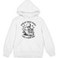 Spread Those Pages Like A Good Girl Skeleton Floral Book Unisex Hoodie