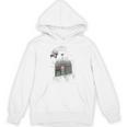 Star Wars The Book Of Boba Fett Helmet Schematic V-1 Unisex Hoodie Star Wars The Book Of Boba Fett Helmet Schematic V-1 Unisex Hoodie