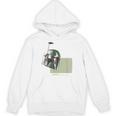 Star Wars The Book Of Boba Fett Minimalist Helmet Unisex Hoodie