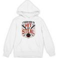 I Teach Kids To Hit And Steal Baseball Softball Coach Premium Tri-Blend Unisex Hoodie