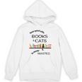 Time Spent With Books & Cats Is Never Wasted Unisex Hoodie