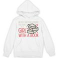 Never Underestimate Power Of Girl With Book Bookworm Women Unisex Hoodie