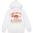 Unearth a Story Summer Reading 2026 Triceratops Dino Book Unisex Hoodie Unearth a Story Summer Reading 2026 Triceratops Dino Book Unisex Hoodie