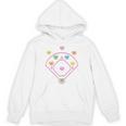 Valentine Heart Love Cute Baseball Softball Lover Sayings Unisex Hoodie