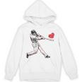 Valentines Baseball Batter Heart Player Silhouette Premium Tri-Blend Unisex Hoodie Valentines Baseball Batter Heart Player Silhouette Premium Tri-Blend Unisex Hoodie