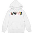 Vote Books Fist Ovaries LGBTQ Unisex Hoodie