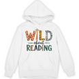 Wild About Reading Library Day Reading Books And Bookworm Unisex Hoodie