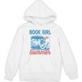 Women Retro Book Girl Summer Bookish Vacation Reader Unisex Hoodie Women Retro Book Girl Summer Bookish Vacation Reader Unisex Hoodie