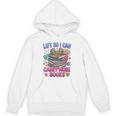 Women's Book Lover Fitness Mom Lifting Reading Humor Graphic Unisex Hoodie