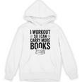 Women's I Workout So I Can Carry More Books Gym Lover Unisex Hoodie