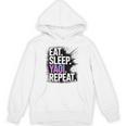 Yaoi Eat Sleep Repeat Manga Anime Book Premium Tri-Blend Unisex Hoodie