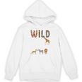 Zoo Animals Wild About Reading Books Reader Lover Librarian Premium Tri-Blend Unisex Hoodie
