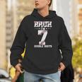 7th Birthday Baseball Bruh I'm 7 Double Digits 7 Years Old Unisex Hoodie