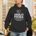 Abibliophobia Reading Fear Of No Books Definition Unisex Hoodie Abibliophobia Reading Fear Of No Books Definition Unisex Hoodie