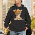 Adorable Fawn Reading Book Lover With Unisex Hoodie Adorable Fawn Reading Book Lover With Unisex Hoodie