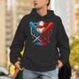American Baseball Drip Graffiti Ball And Bat Unisex Hoodie